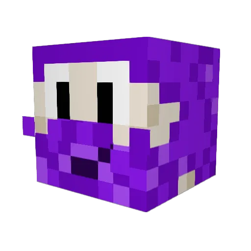Vuthra Minecraft avatar head, 3D render
