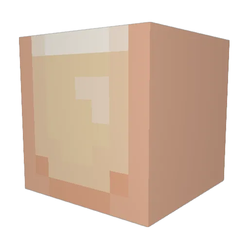 Vutria920 Minecraft avatar head, 3D render