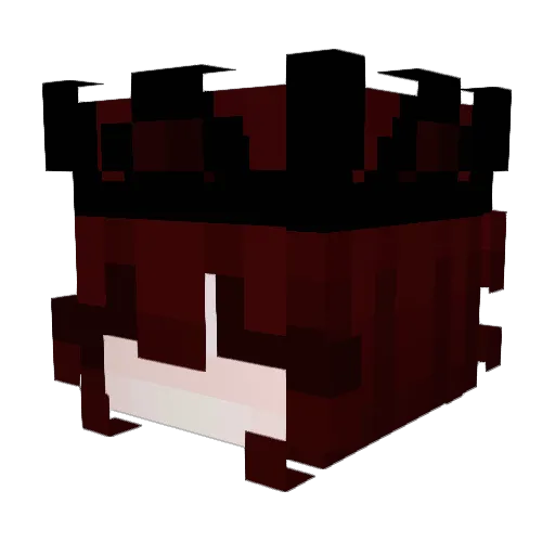 VxHarpyxV Minecraft avatar head, 3D render