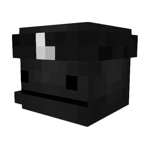 VxcTlm Minecraft avatar head, 3D render