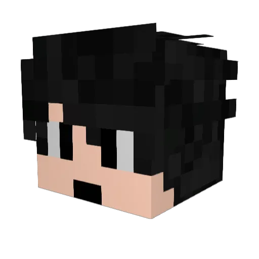 Vxctoor723 Minecraft avatar head, 3D render