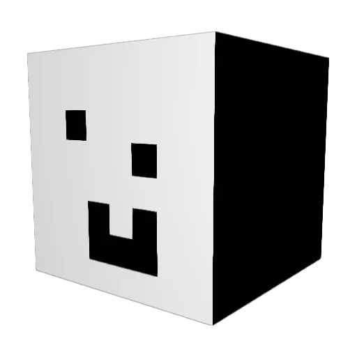 VxieQc Minecraft avatar head, 3D render