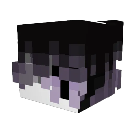 Vxltii Minecraft avatar head, 3D render