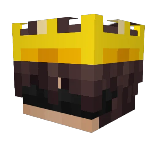 Vxmpah Minecraft avatar head, 3D render