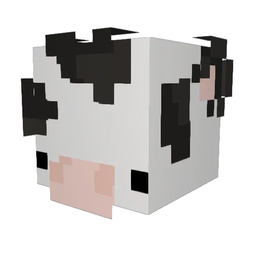 Vxxlx Minecraft avatar head, 3D render