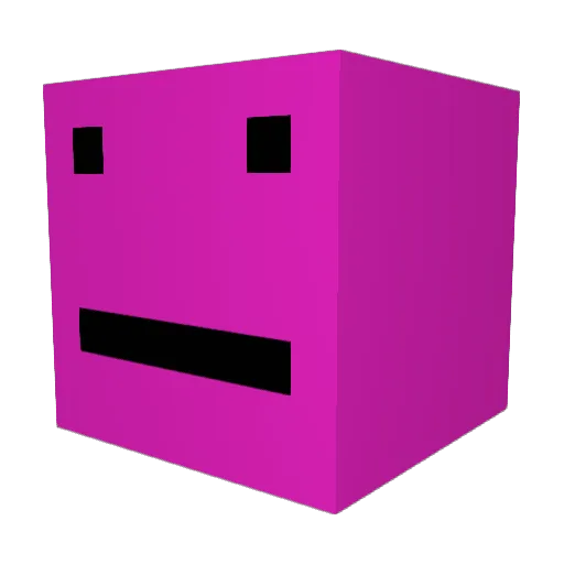 Vybin5877 Minecraft avatar head, 3D render