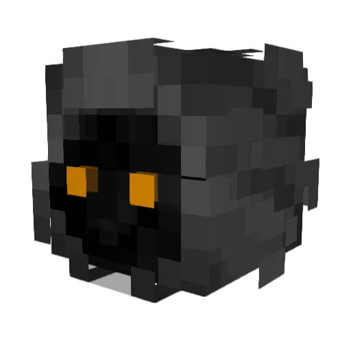 Vykoh Minecraft avatar head, 3D render