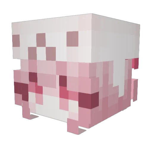 Vykomet Minecraft avatar head, 3D render