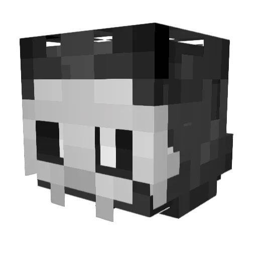 Vylphnir Minecraft avatar head, 3D render