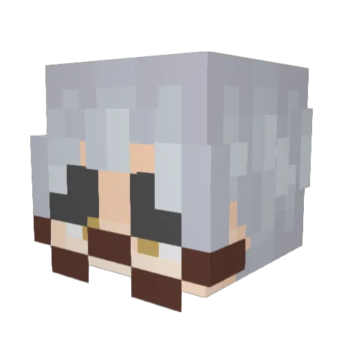 VynRichter Minecraft avatar head, 3D render