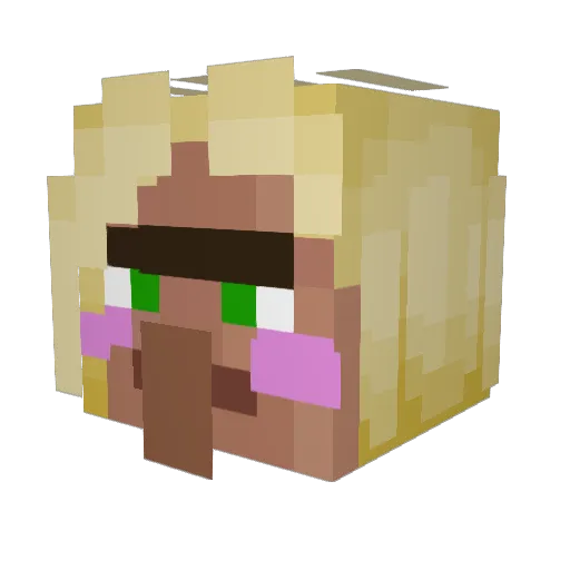 Vyno1435 Minecraft avatar head, 3D render