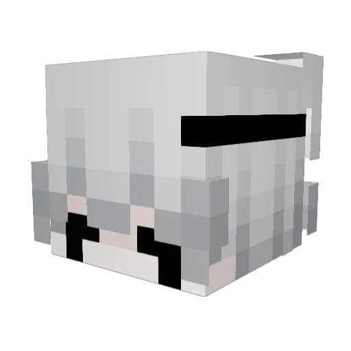 Vyntrex Minecraft avatar head, 3D render