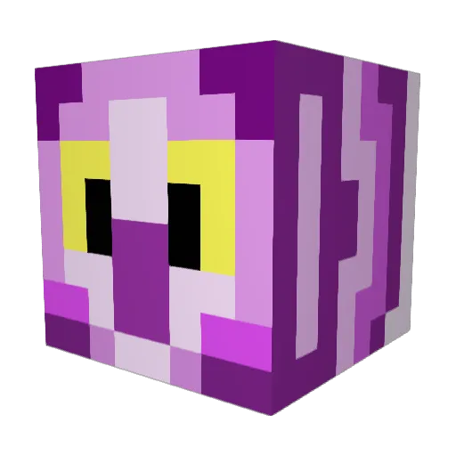 Vyowl888 Minecraft avatar head, 3D render