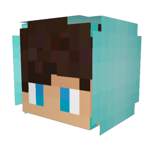 VyperTheSniper Minecraft avatar head, 3D render