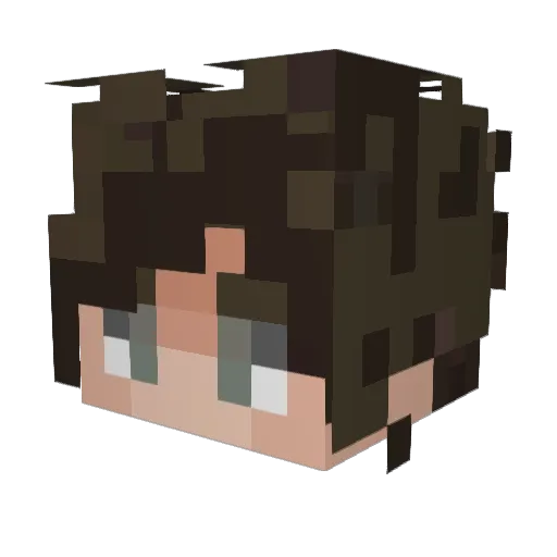 VyperXC Minecraft avatar head, 3D render