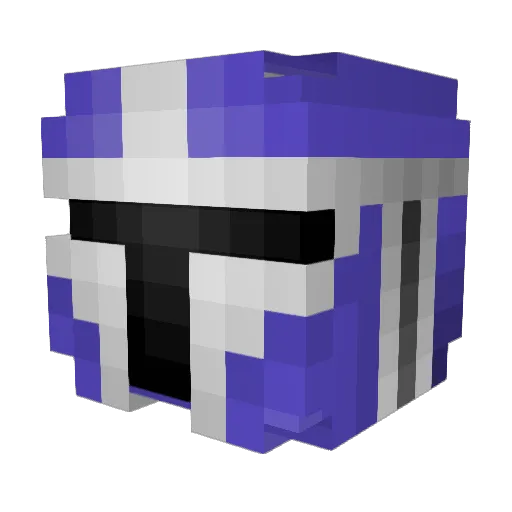 Vyperhh Minecraft avatar head, 3D render