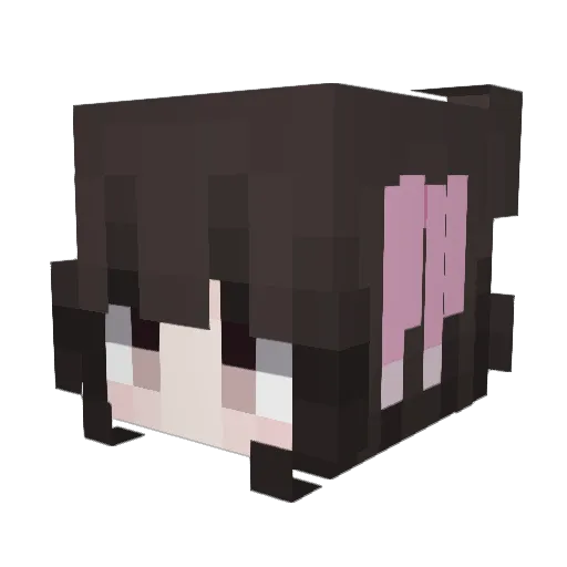 VypexRizzedMe Minecraft avatar head, 3D render