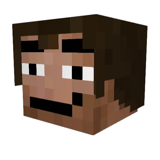 Vypex_non Minecraft avatar head, 3D render