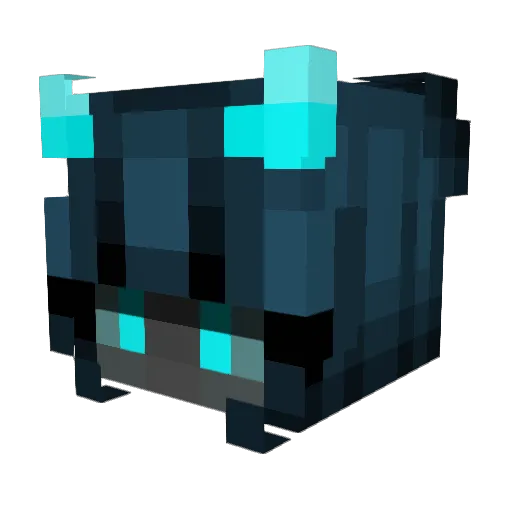 Vyphra Minecraft avatar head, 3D render