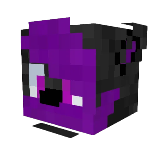 Vypors Minecraft avatar head, 3D render