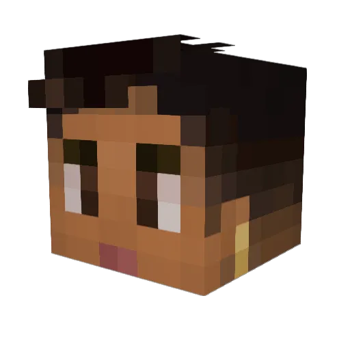 VyralKensei Minecraft avatar head, 3D render