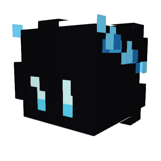 Vyrfe Minecraft avatar head, 3D render