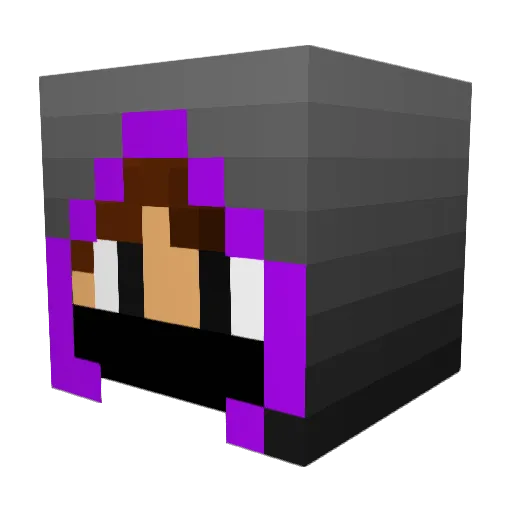 Vyrox_08 Minecraft avatar head, 3D render
