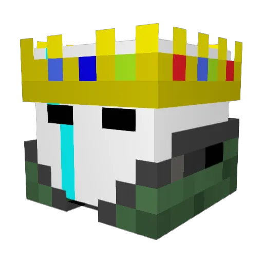 VyrsGi Minecraft avatar head, 3D render