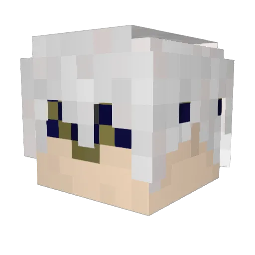 Vysocki Minecraft avatar head, 3D render