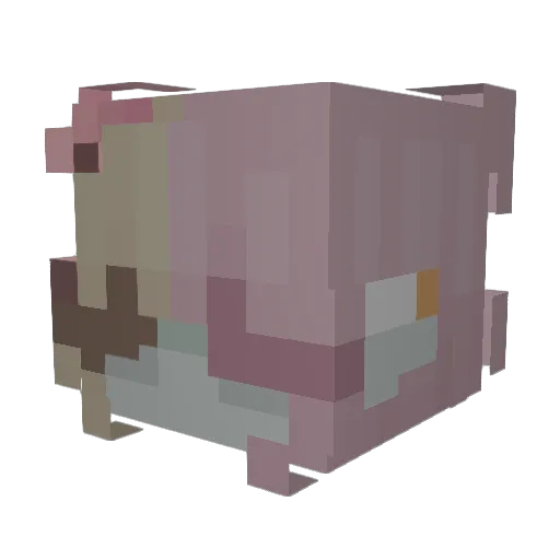 Vyxinal Minecraft avatar head, 3D render