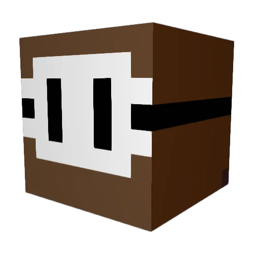 Vyzeh2 Minecraft avatar head, 3D render