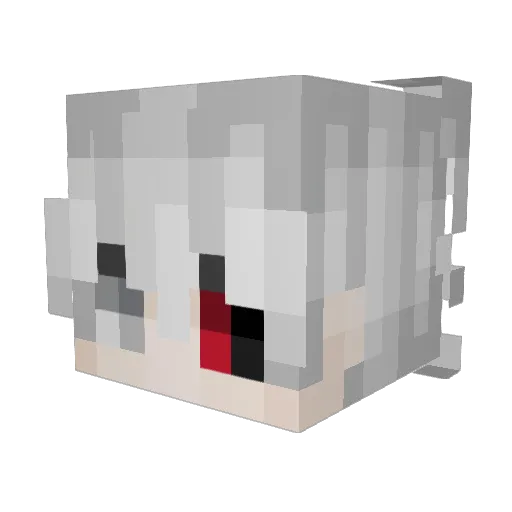 Vyzze_ Minecraft avatar head, 3D render