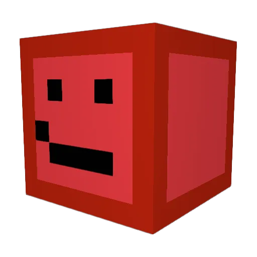 Vzerix Minecraft avatar head, 3D render