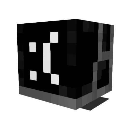 W0LFY_S1N Minecraft avatar head, 3D render