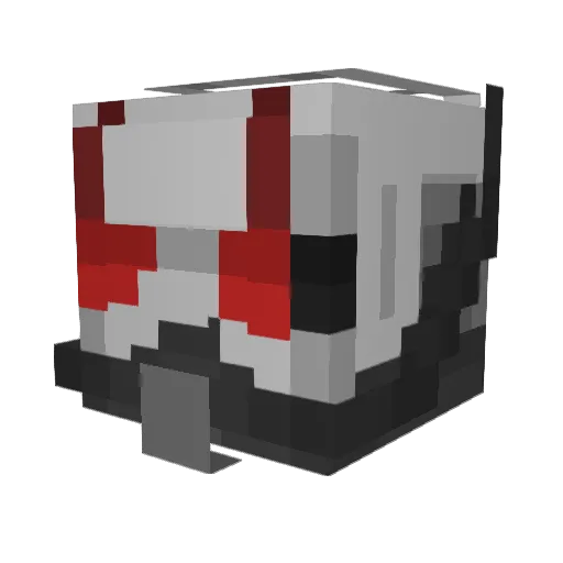 W0SY Minecraft avatar head, 3D render