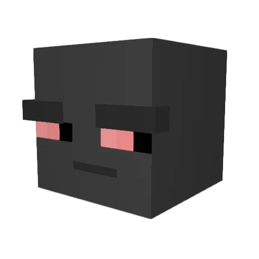 W0V Minecraft avatar head, 3D render