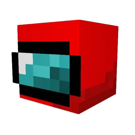 W0ahh Minecraft avatar head, 3D render
