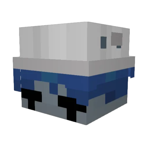 W0ddleDeez Minecraft avatar head, 3D render