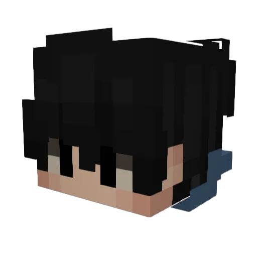 W0jtasin0 Minecraft avatar head, 3D render