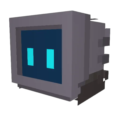 W0llkopf Minecraft avatar head, 3D render