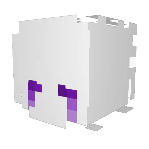 W0ndx Minecraft avatar head, 3D render