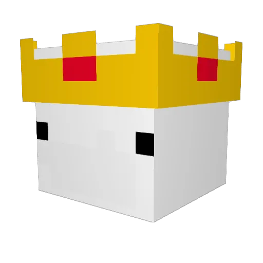 W1SZ Minecraft avatar head, 3D render