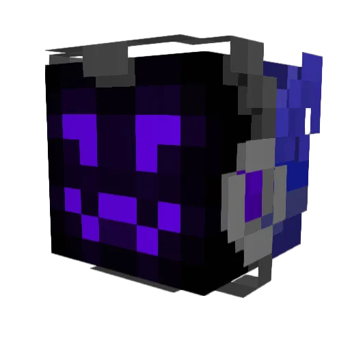 W1ntergh0st Minecraft avatar head, 3D render