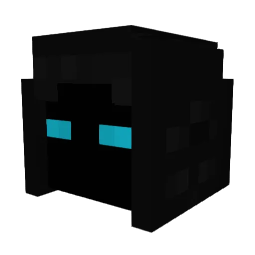 W3EHunter Minecraft avatar head, 3D render