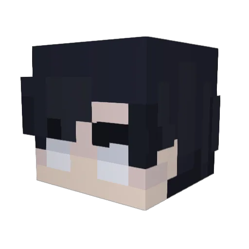 W3g0Rz Minecraft avatar head, 3D render