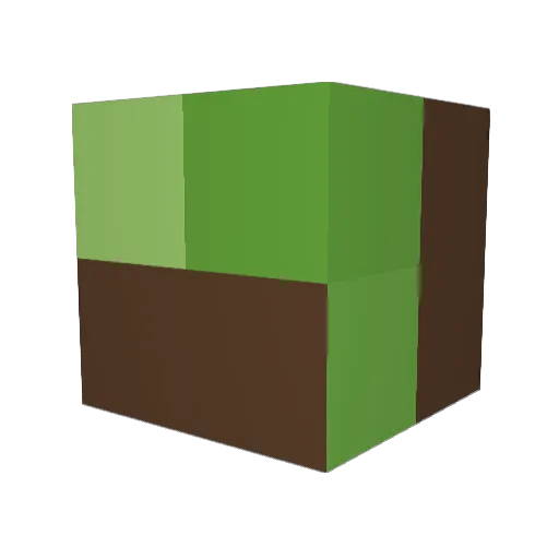 W41P013 Minecraft avatar head, 3D render
