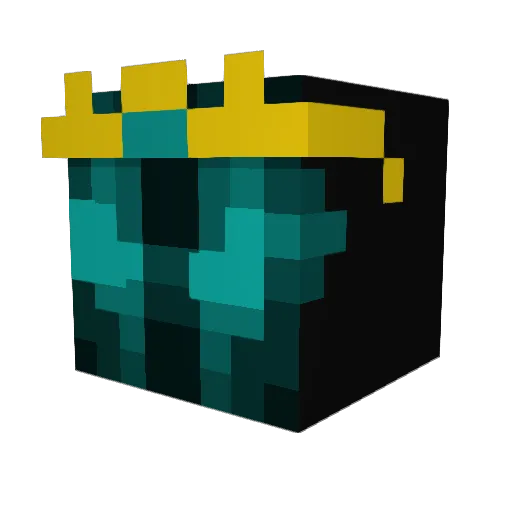 W4STD Minecraft avatar head, 3D render
