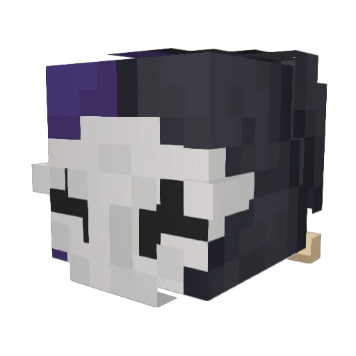 W4deW4ttz Minecraft avatar head, 3D render