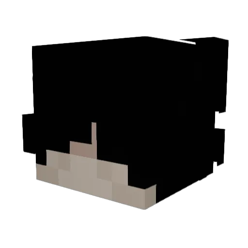W4mpirek Minecraft avatar head, 3D render