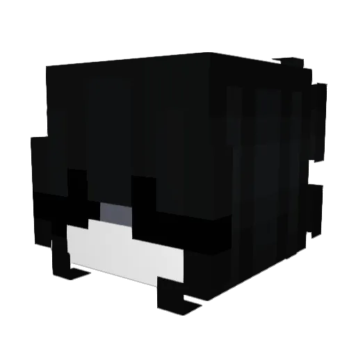 W4oczy Minecraft avatar head, 3D render